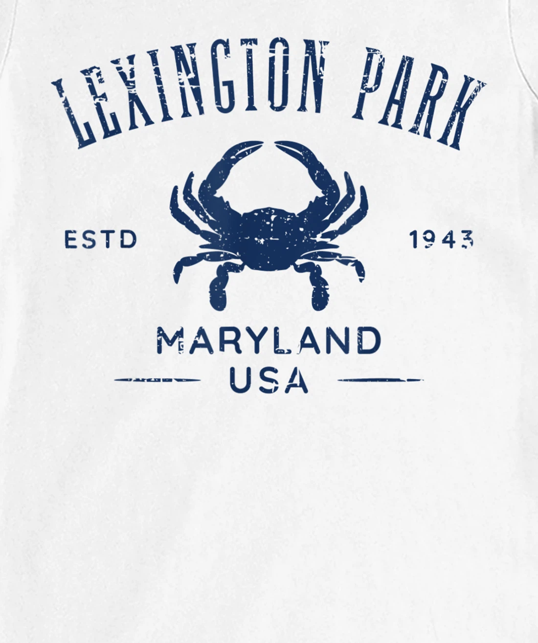 Lexington Park in Southern Maryland Est 1637 Distressed T-Shirt, Kid T-Shirt and Women T-Shirt