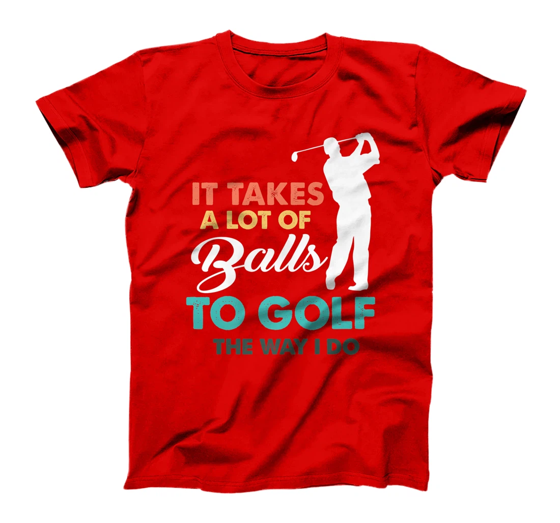 Golf Gag Fun Vintage Golfing Balls Pun Joke Golfer T-Shirt, Women T-Shirt