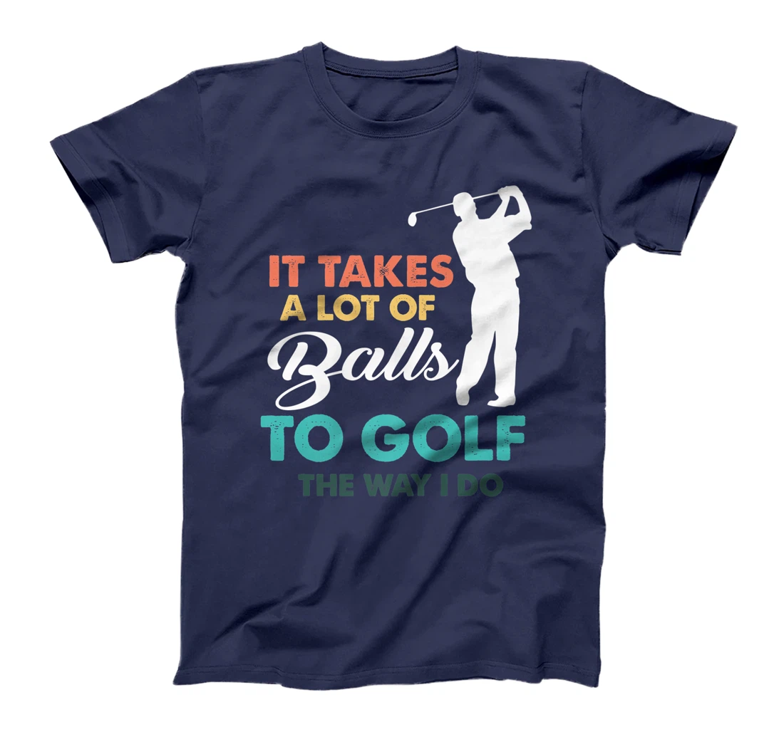 Golf Gag Fun Vintage Golfing Balls Pun Joke Golfer T-Shirt, Women T-Shirt