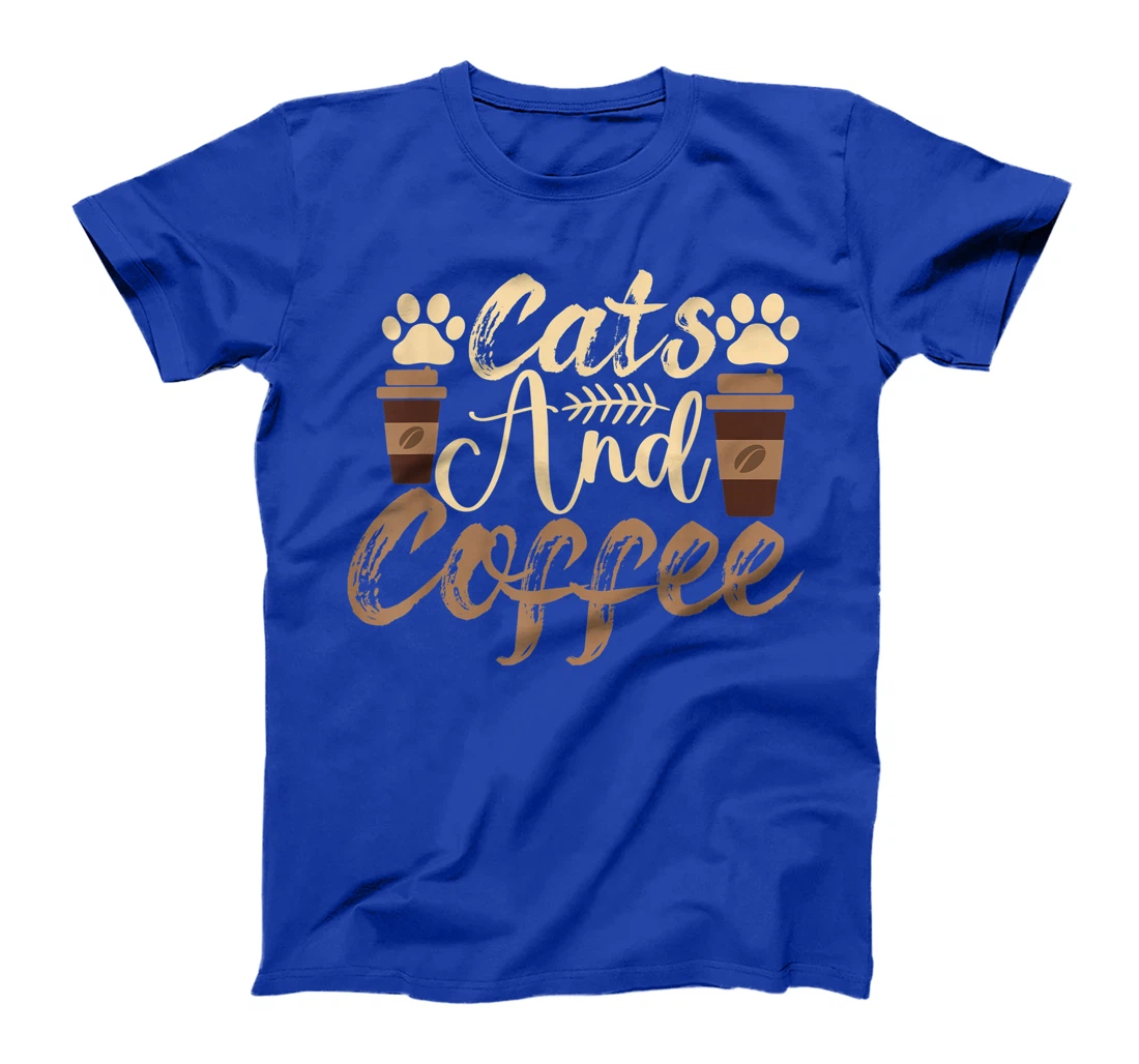 Funny Quote Vintage Azuco Coffee Cat T-Shirt, Women T-Shirt