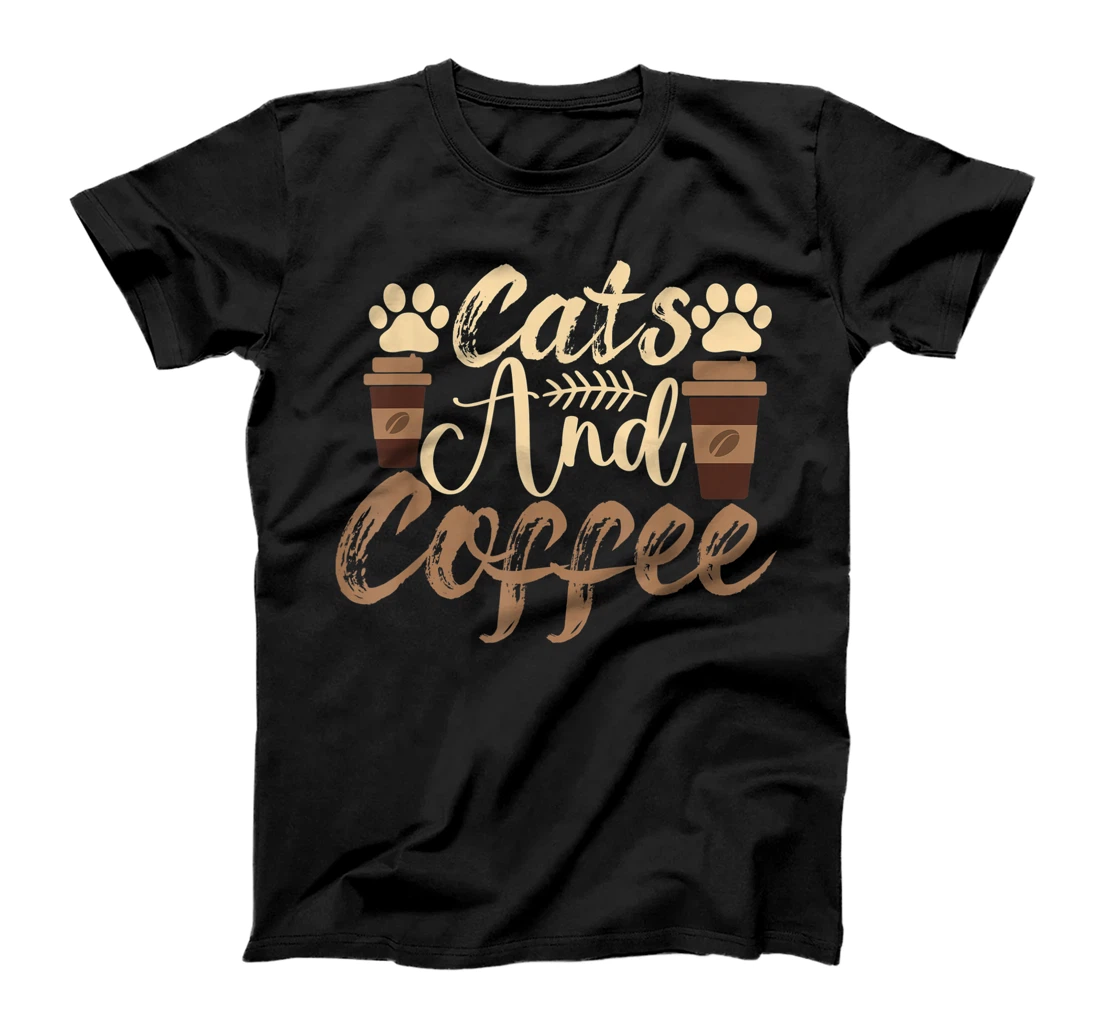 Funny Quote Vintage Azuco Coffee Cat T-Shirt, Women T-Shirt