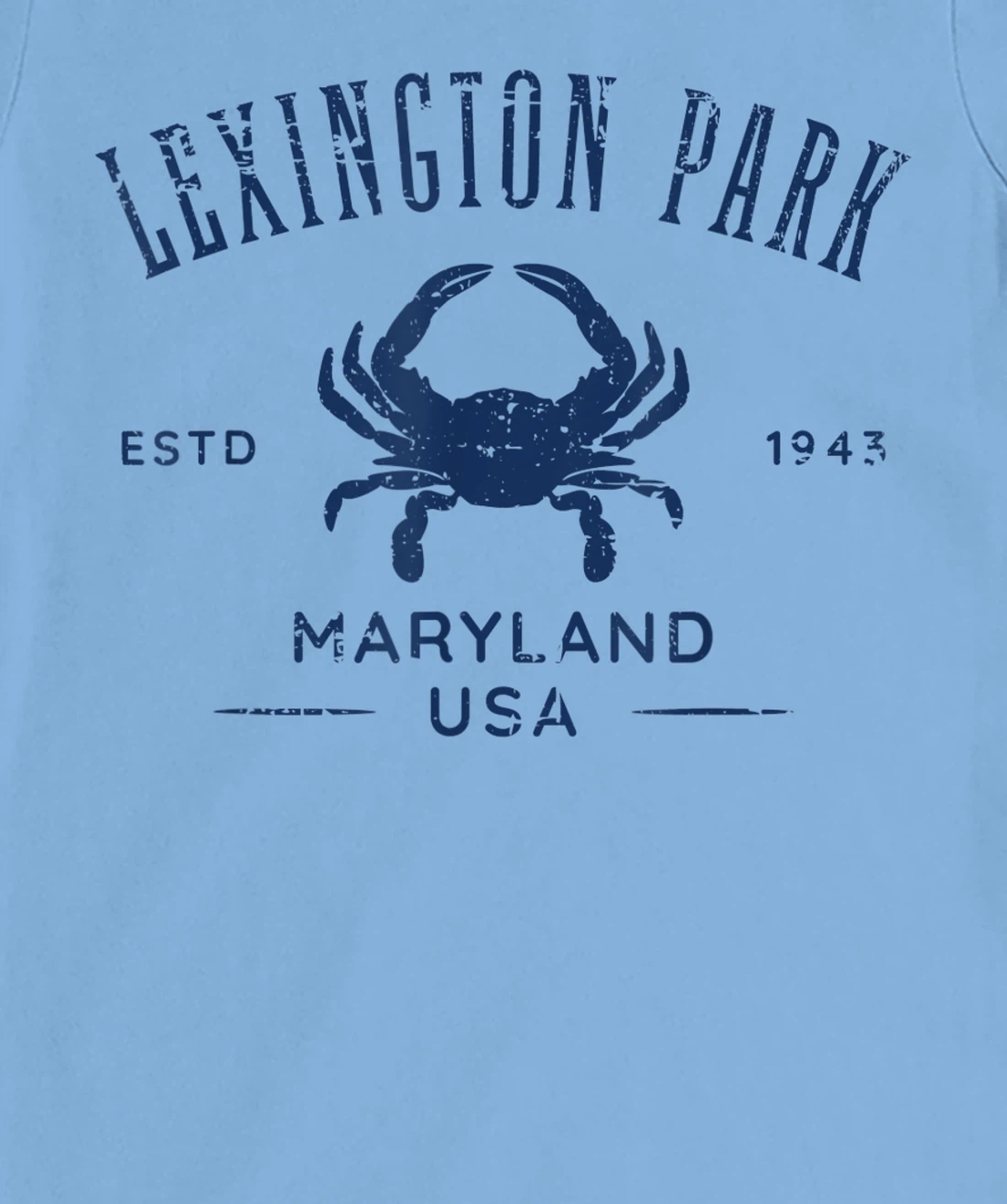 Lexington Park in Southern Maryland Est 1637 Distressed T-Shirt, Kid T-Shirt and Women T-Shirt