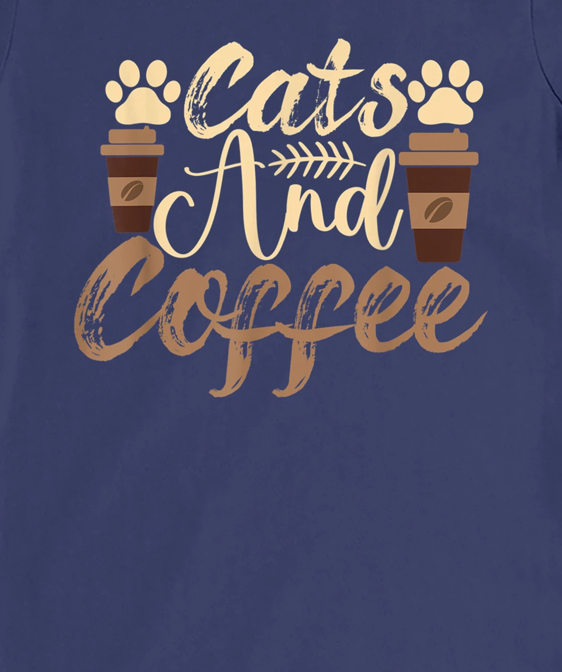 Funny Quote Vintage Azuco Coffee Cat T-Shirt, Women T-Shirt