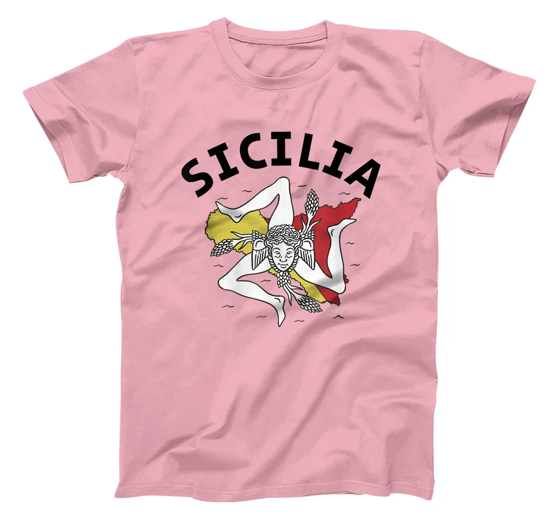 Sicilia Flag Sicily Palermo Italy T-Shirt, Kid T-Shirt and Women T-Shirt