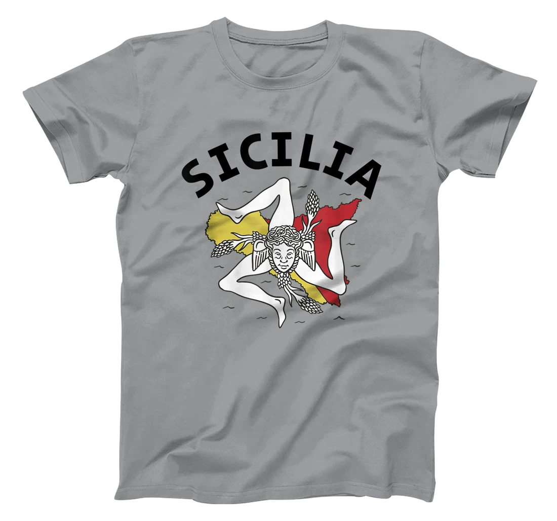 Sicilia Flag Sicily Palermo Italy T-Shirt, Kid T-Shirt and Women T-Shirt
