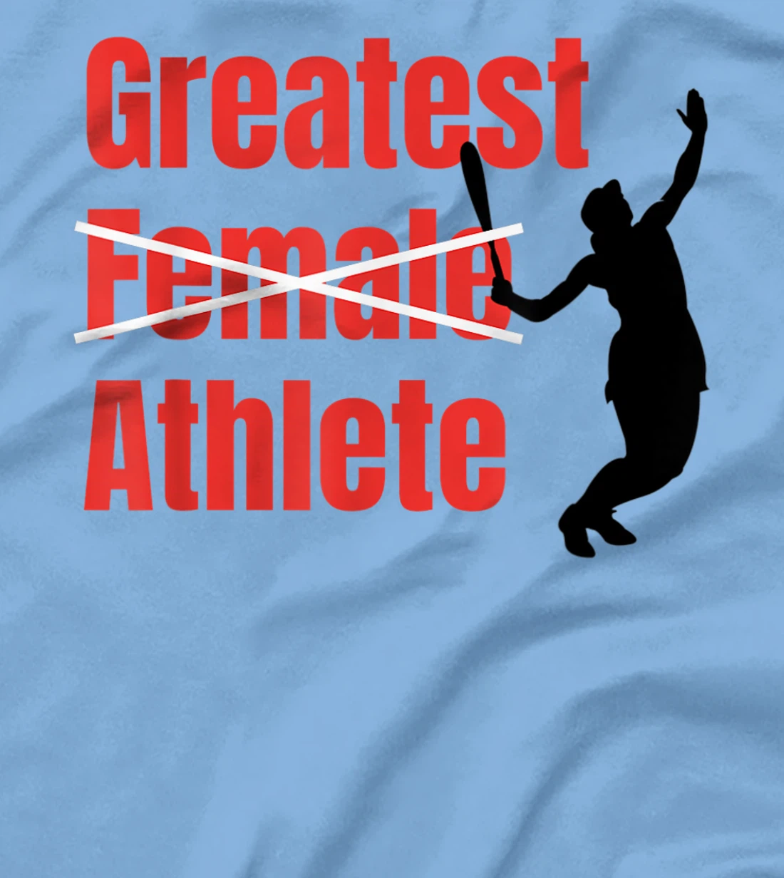 Womens Silhouette Women Tennis Greatest Female Athlete T-Shirt, Women T-Shirt