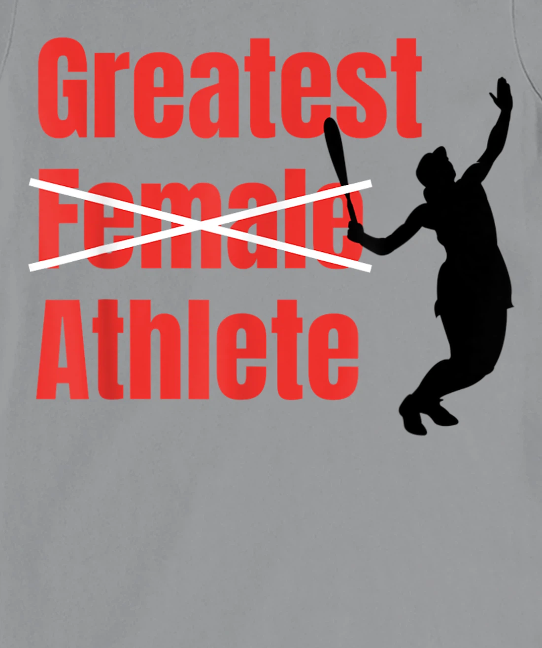 Womens Silhouette Women Tennis Greatest Female Athlete T-Shirt, Women T-Shirt