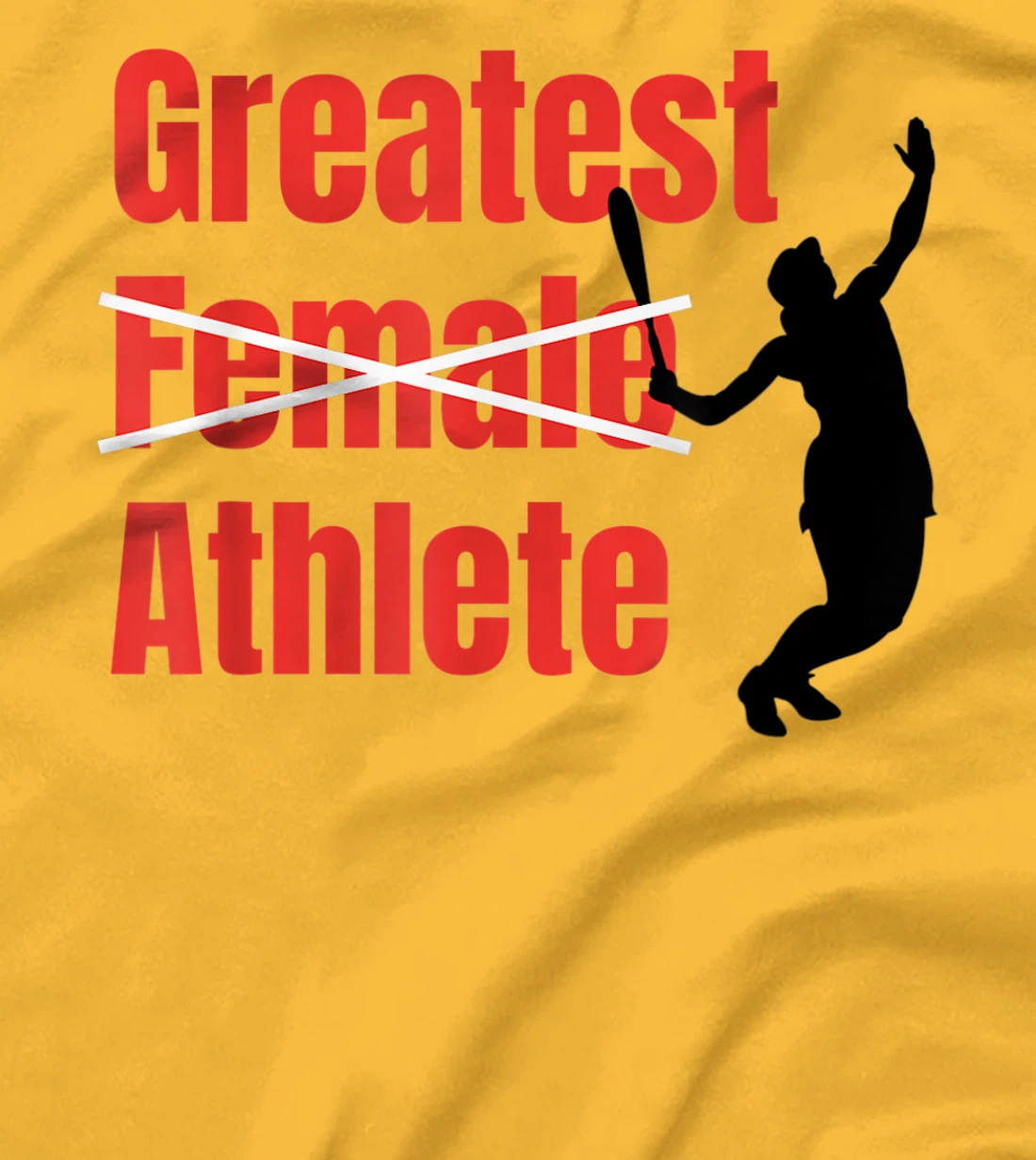 Womens Silhouette Women Tennis Greatest Female Athlete T-Shirt, Women T-Shirt