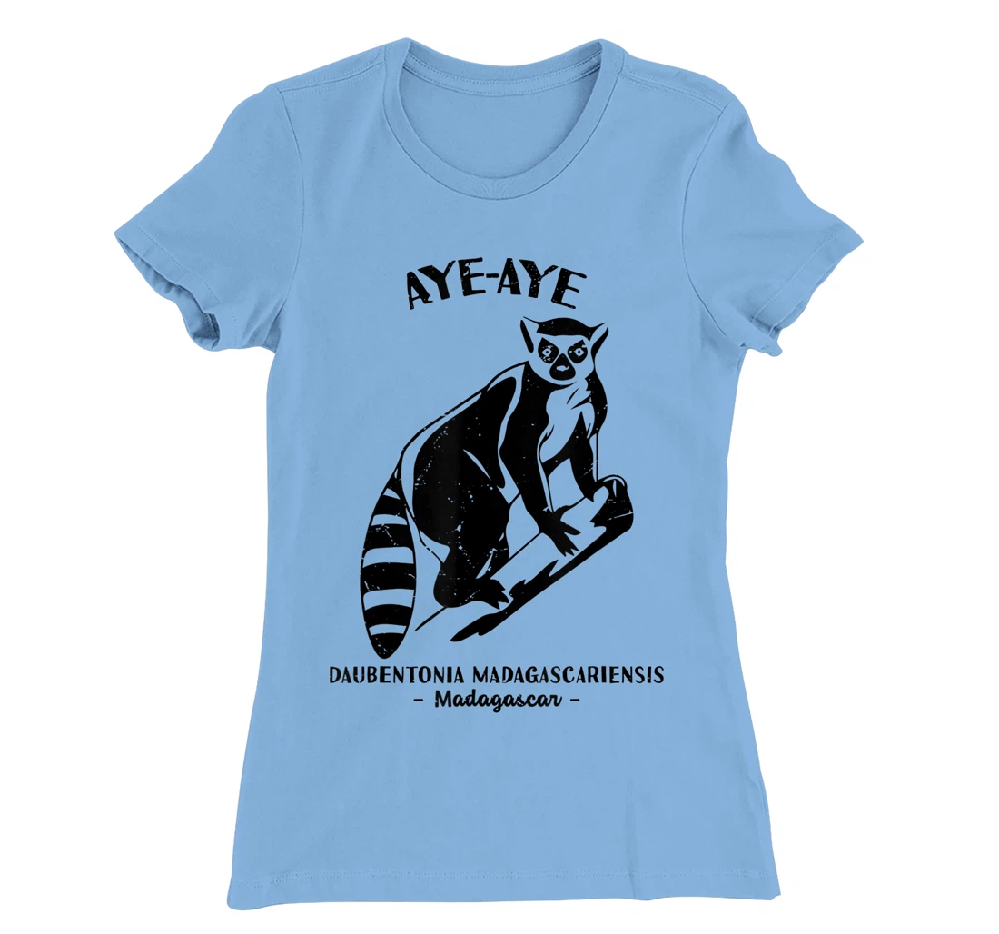 Womens Aye Aye Madagascar Wildlife Biologist Protect Wildlife Day T-Shirt, Kid T-Shirt and Women T-Shirt