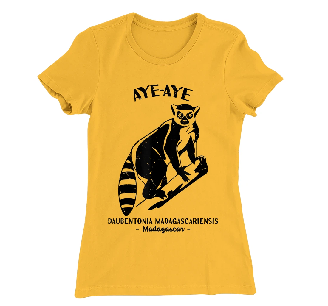 Womens Aye Aye Madagascar Wildlife Biologist Protect Wildlife Day T-Shirt, Kid T-Shirt and Women T-Shirt