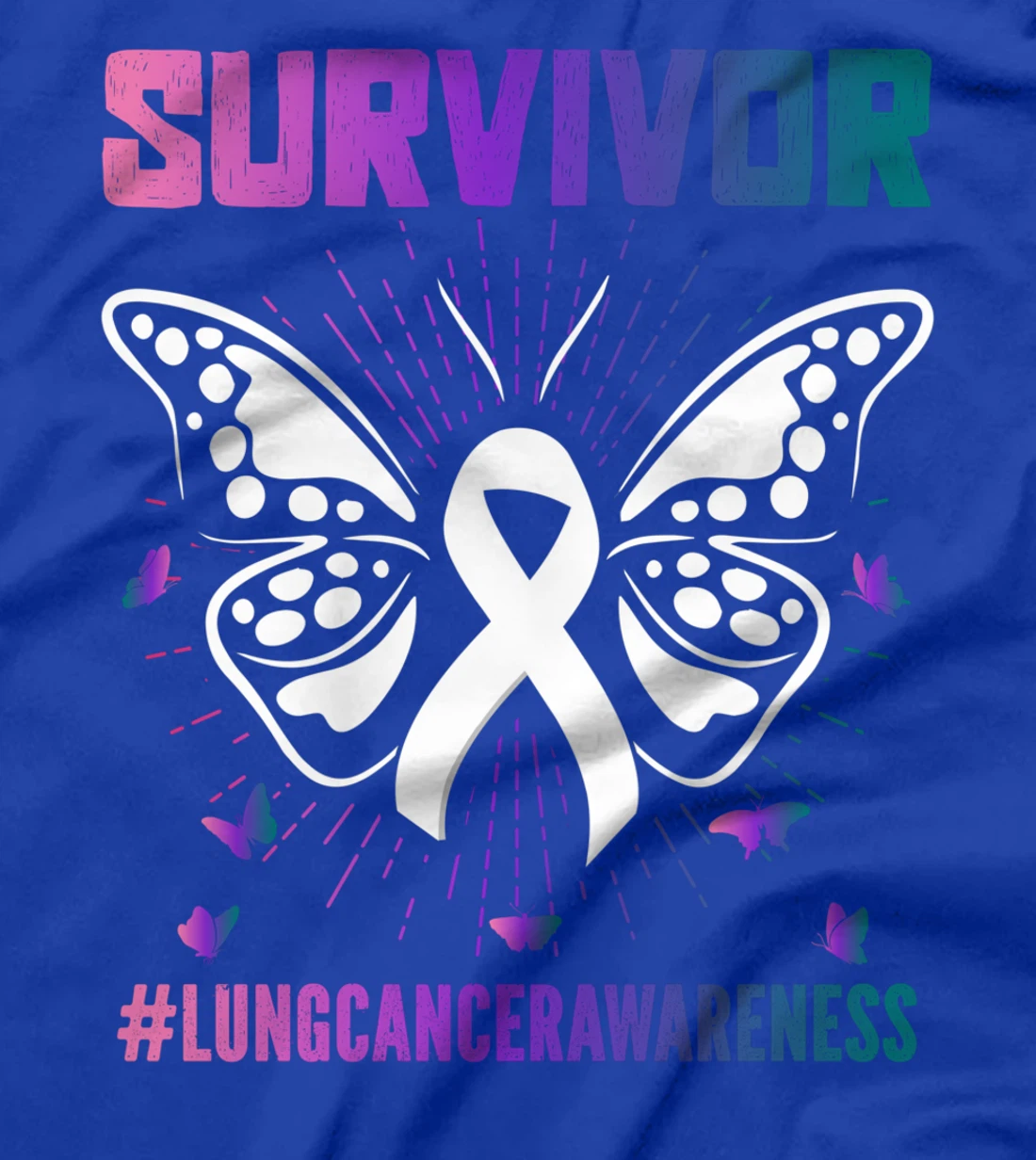 Lung Cancer Survivor Lung Cancer Awareness T-Shirt
