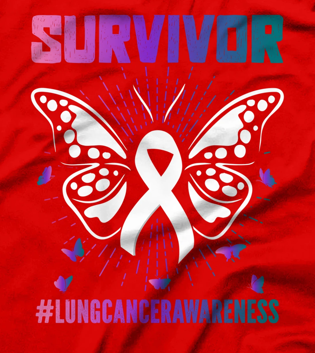 Lung Cancer Survivor Lung Cancer Awareness T-Shirt