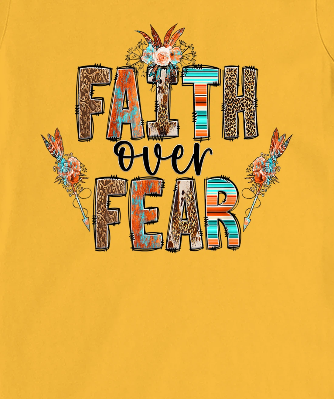 Womens Faith over Fear Christian Shirt for Women Faith-based Gift T-Shirt, Kid T-Shirt and Women T-Shirt