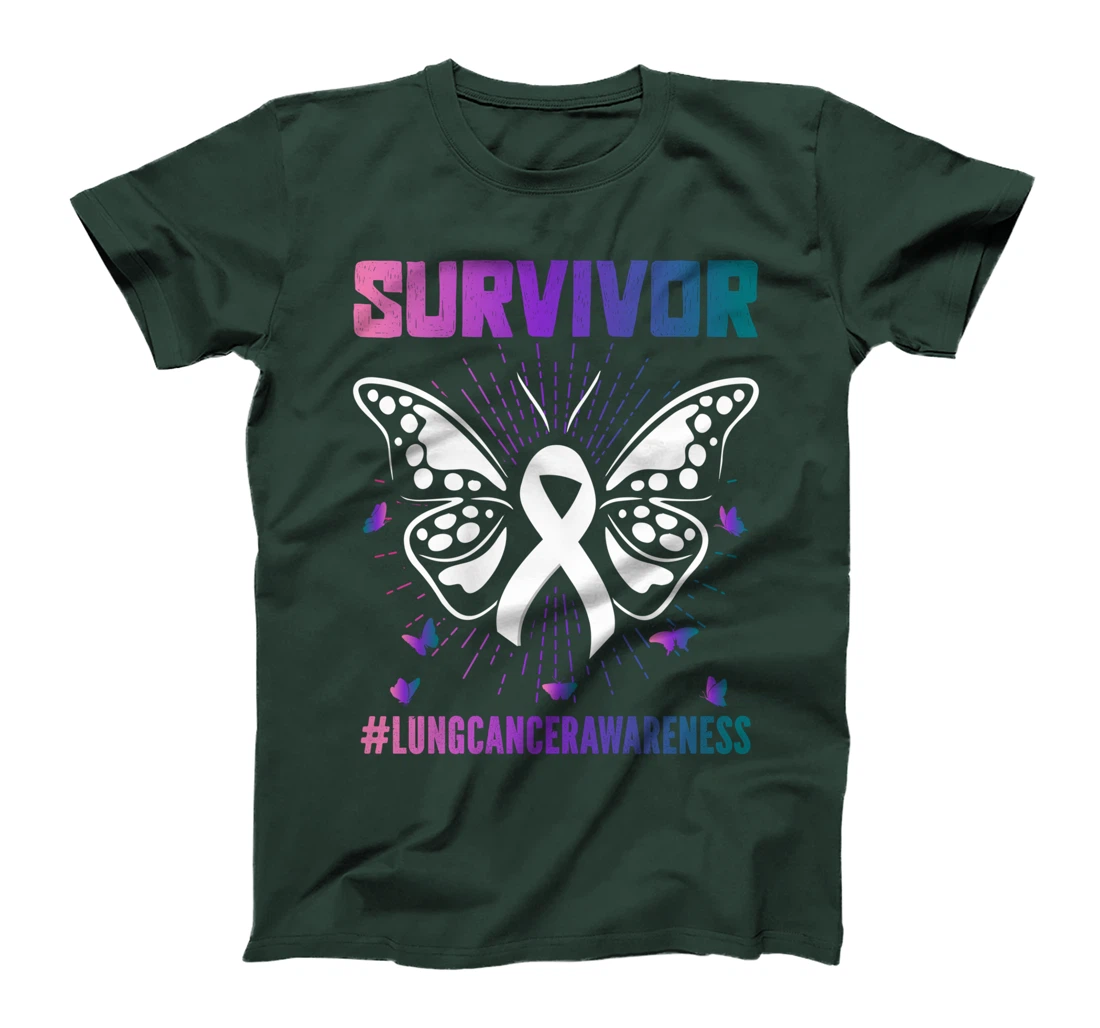 Lung Cancer Survivor Lung Cancer Awareness T-Shirt