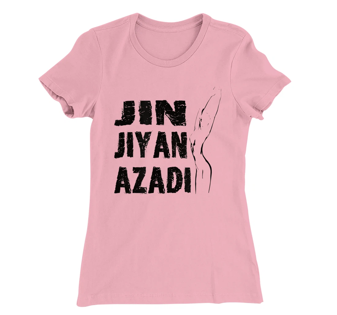 Jin–Jiyan–Azadi meaning of Kurdish women-life-freedom T-Shirt, Women T-Shirt
