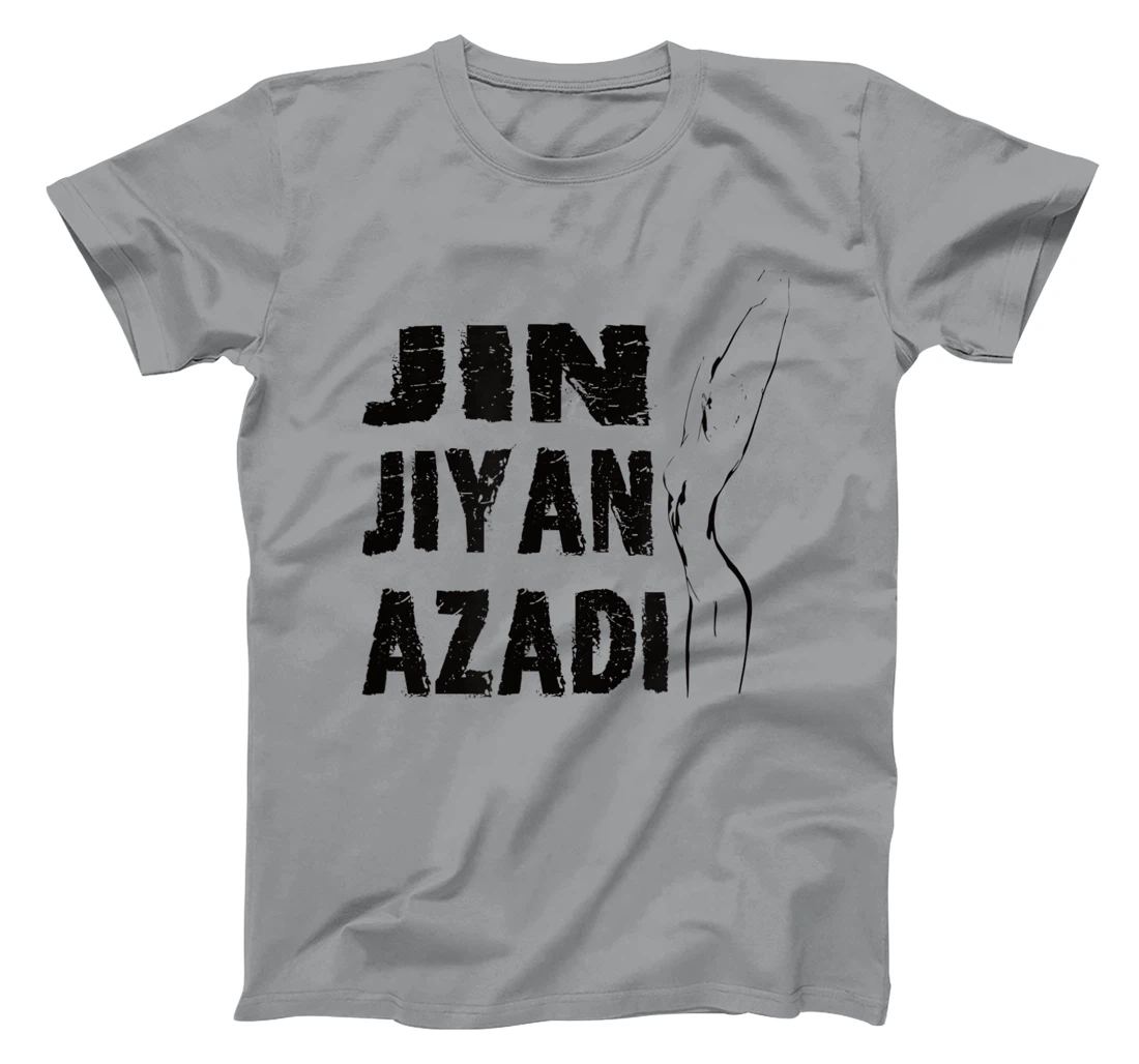 Jin–Jiyan–Azadi meaning of Kurdish women-life-freedom T-Shirt, Women T-Shirt