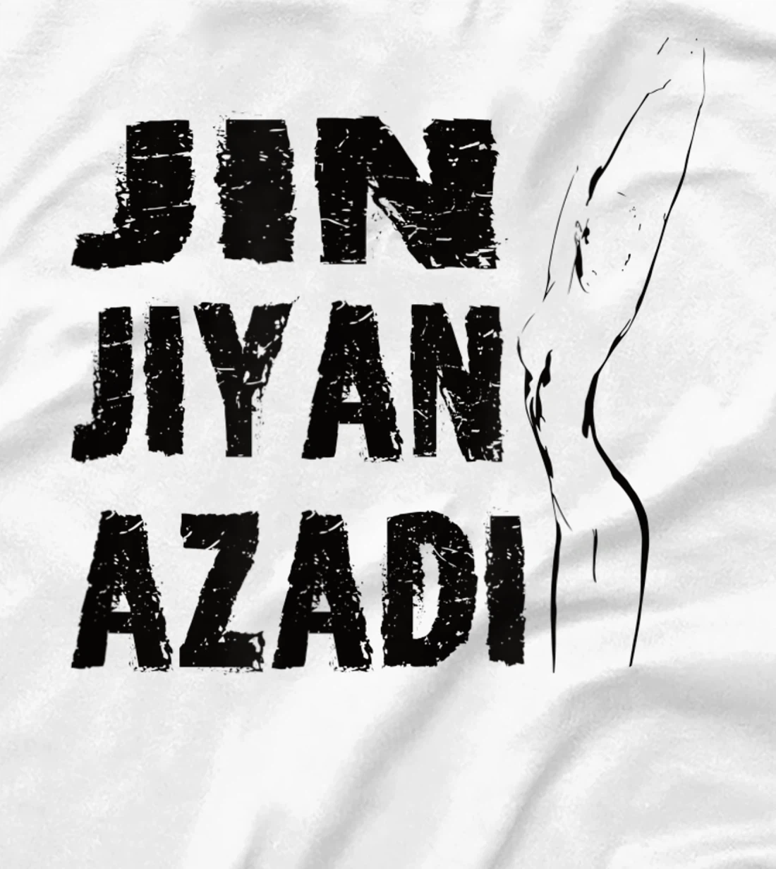 Jin–Jiyan–Azadi meaning of Kurdish women-life-freedom T-Shirt, Women T-Shirt