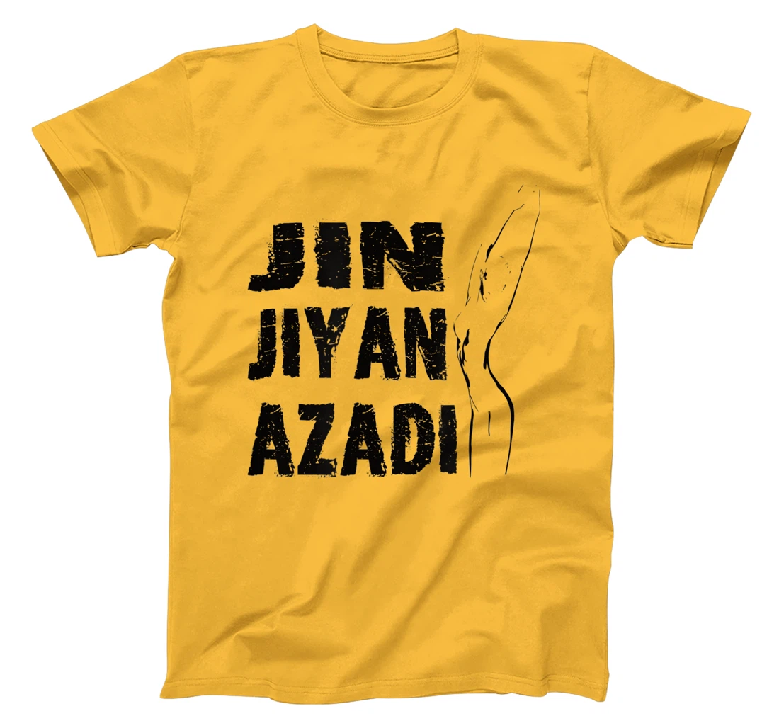 Jin–Jiyan–Azadi meaning of Kurdish women-life-freedom T-Shirt, Women T-Shirt