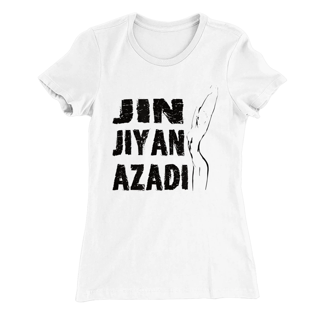 Jin–Jiyan–Azadi meaning of Kurdish women-life-freedom T-Shirt, Women T-Shirt