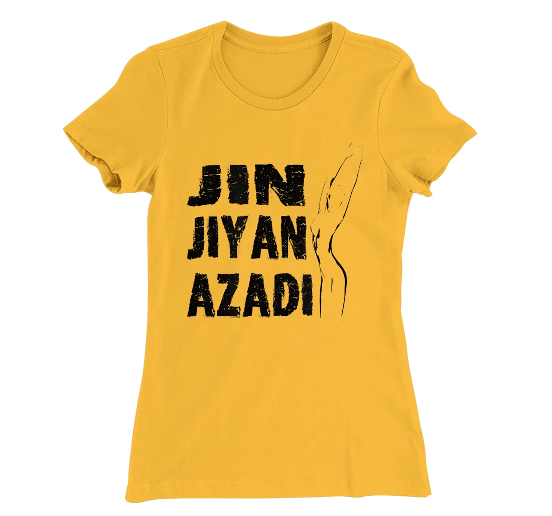 Jin–Jiyan–Azadi meaning of Kurdish women-life-freedom T-Shirt, Women T-Shirt