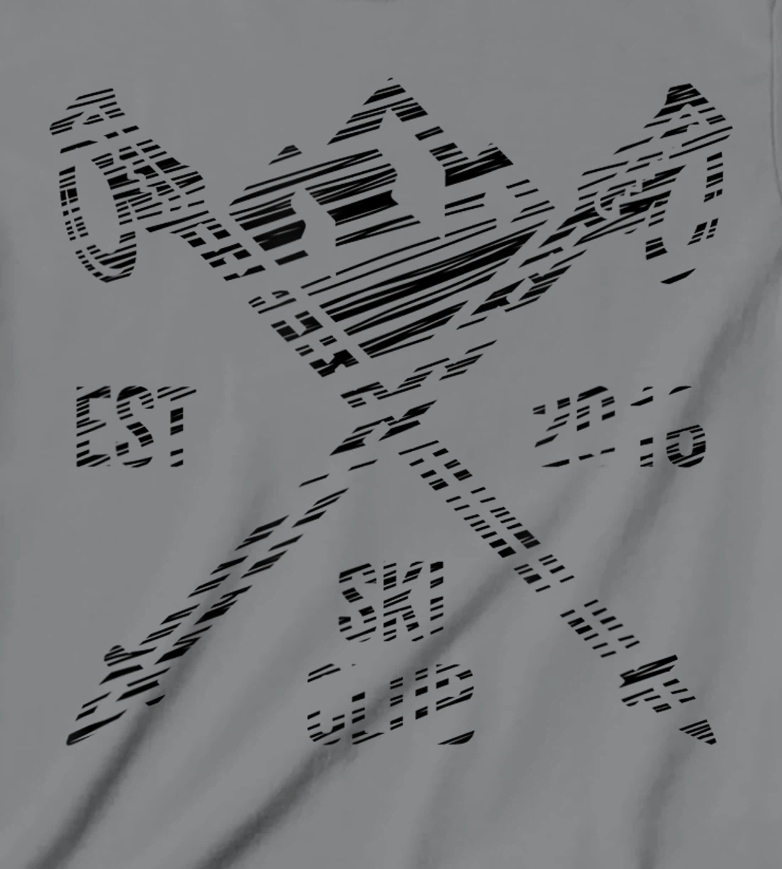 Ski rider silhouette drawn T-Shirt, Kid T-Shirt and Women T-Shirt