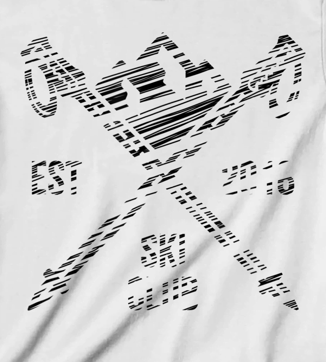 Ski rider silhouette drawn T-Shirt, Kid T-Shirt and Women T-Shirt