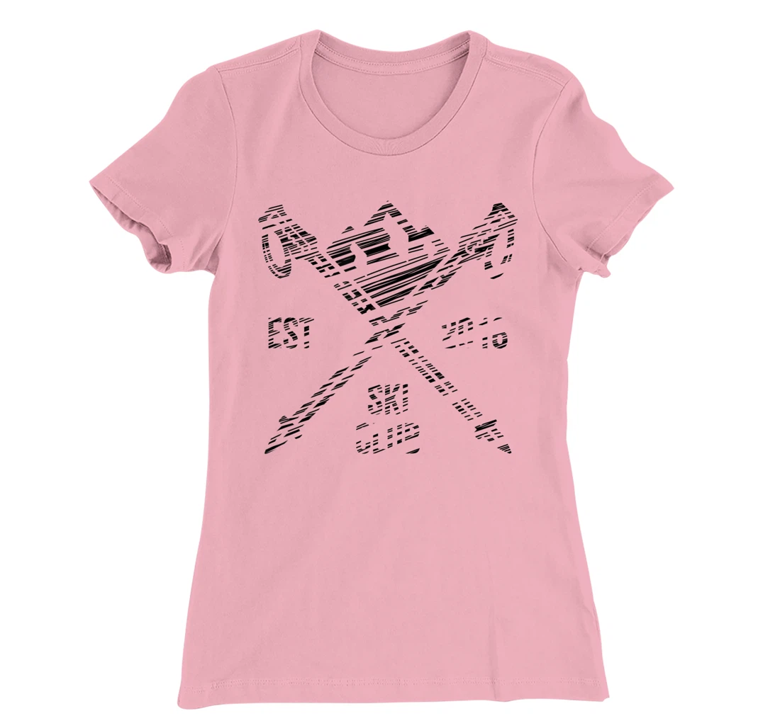 Ski rider silhouette drawn T-Shirt, Kid T-Shirt and Women T-Shirt