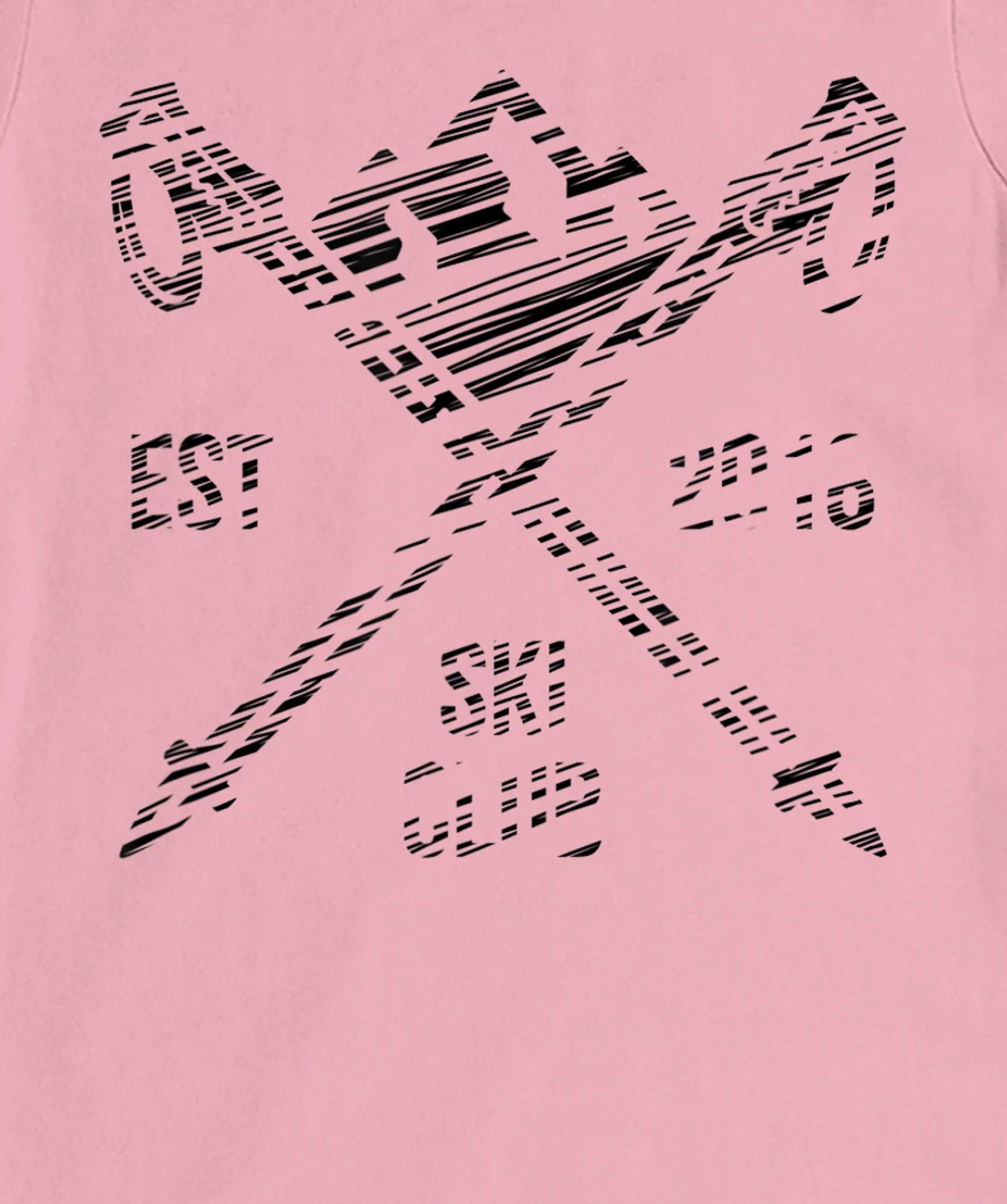 Ski rider silhouette drawn T-Shirt, Kid T-Shirt and Women T-Shirt