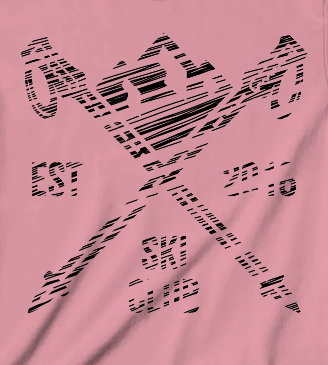 Ski rider silhouette drawn T-Shirt, Kid T-Shirt and Women T-Shirt