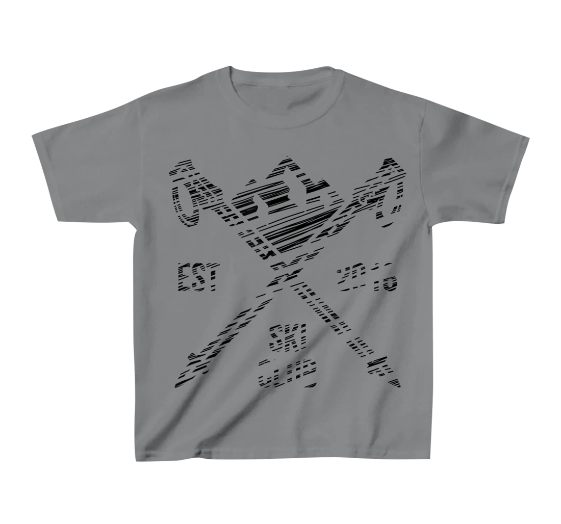 Ski rider silhouette drawn T-Shirt, Kid T-Shirt and Women T-Shirt