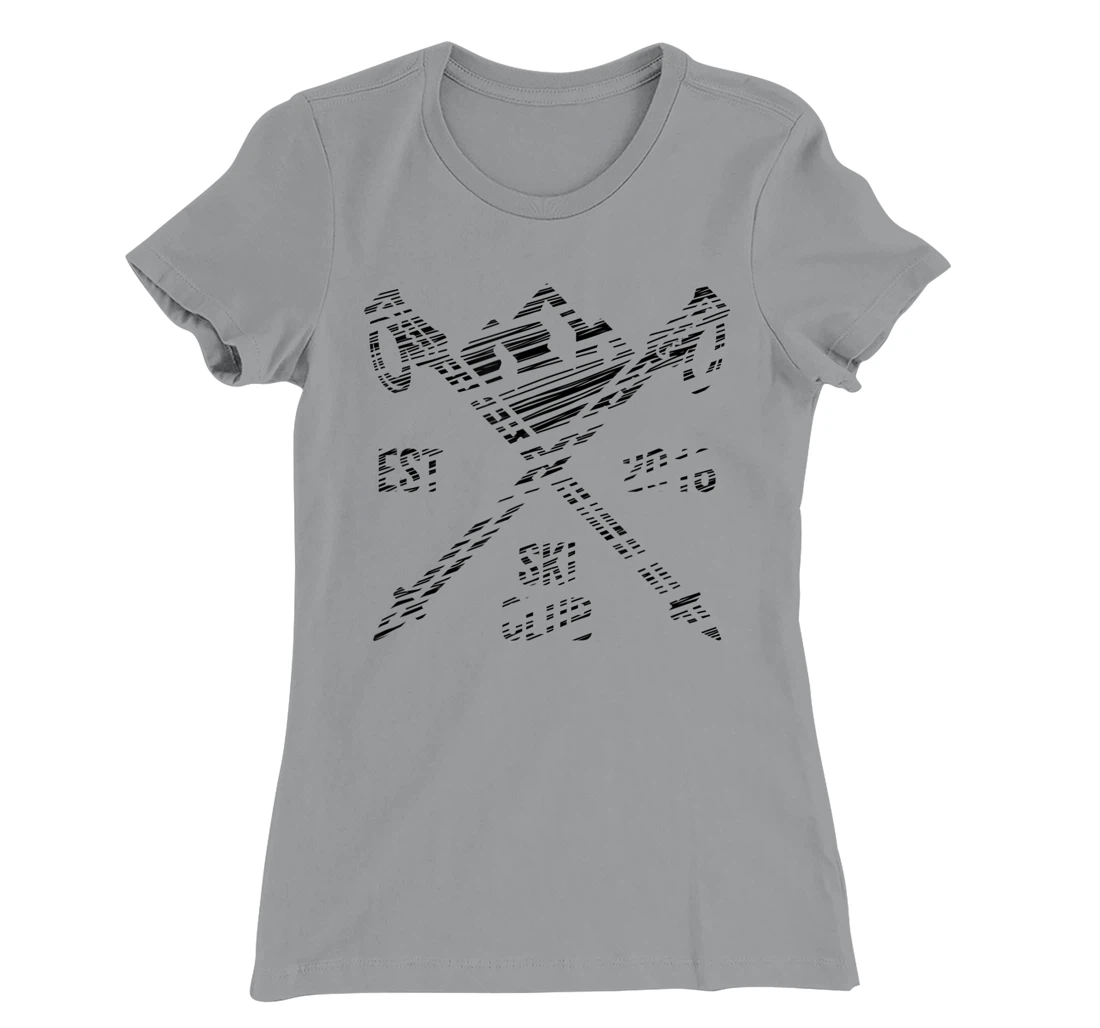 Ski rider silhouette drawn T-Shirt, Kid T-Shirt and Women T-Shirt