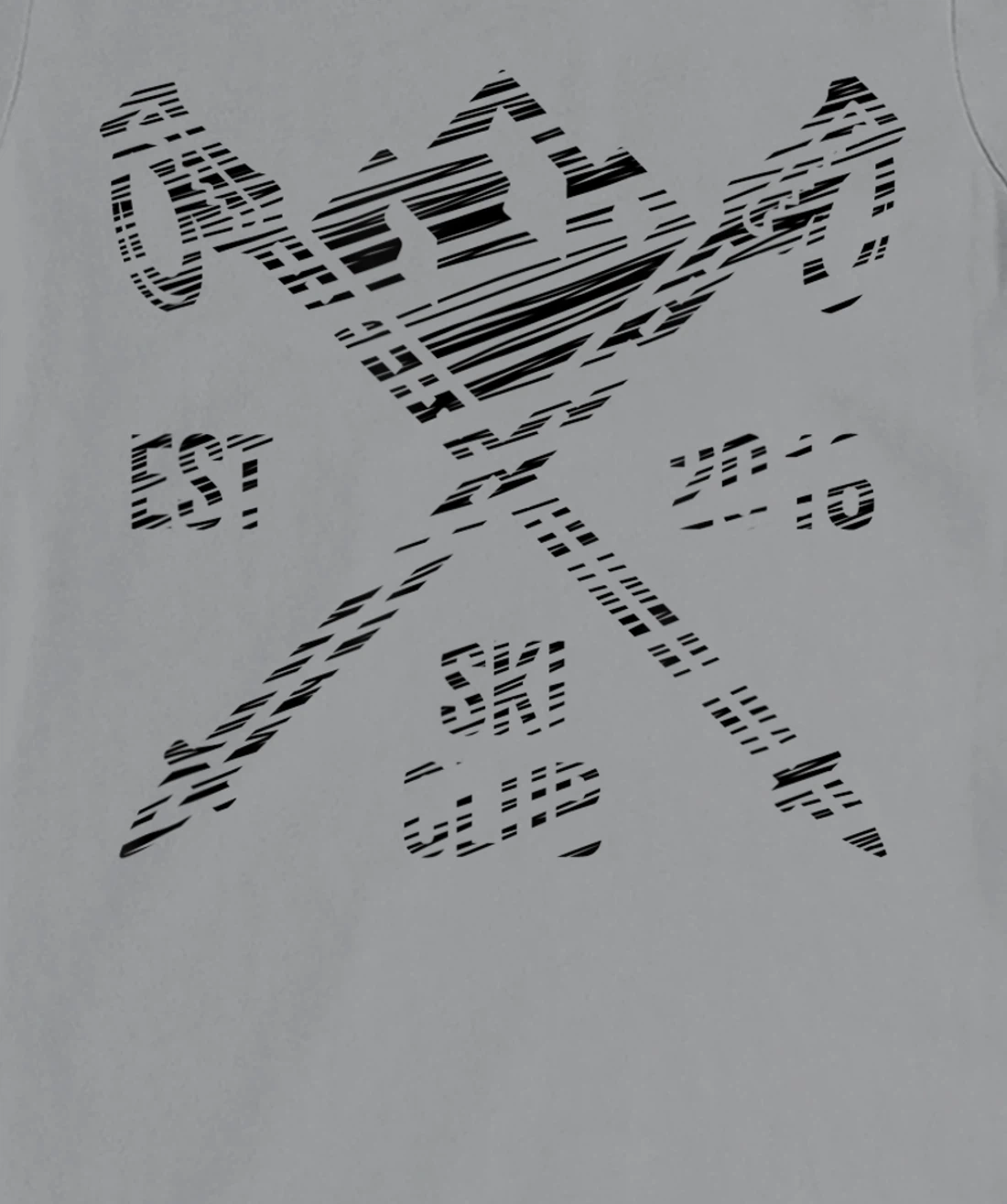 Ski rider silhouette drawn T-Shirt, Kid T-Shirt and Women T-Shirt