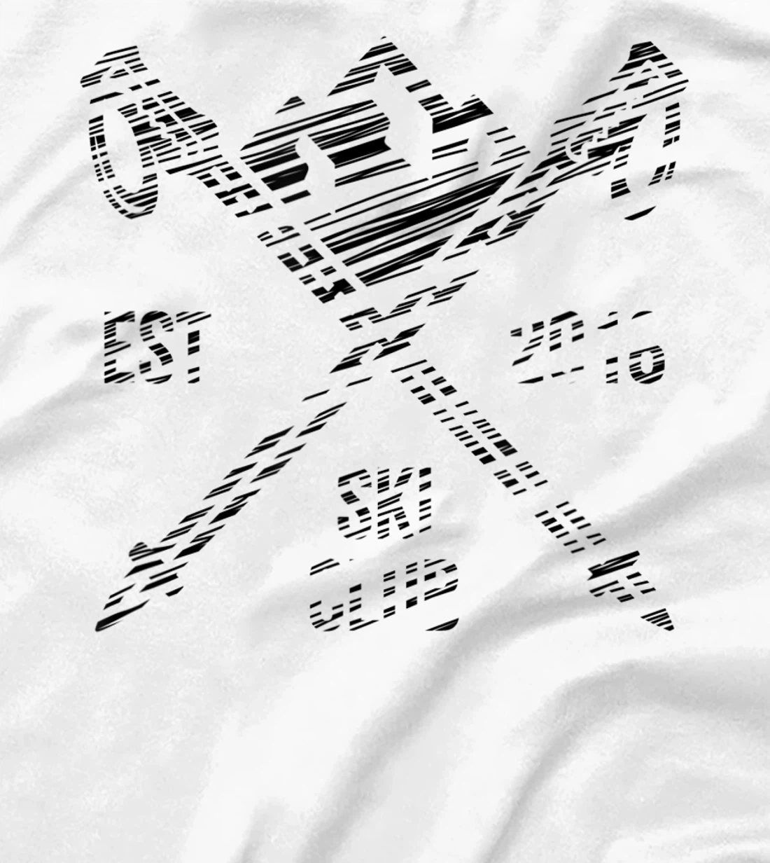 Ski rider silhouette drawn T-Shirt, Kid T-Shirt and Women T-Shirt