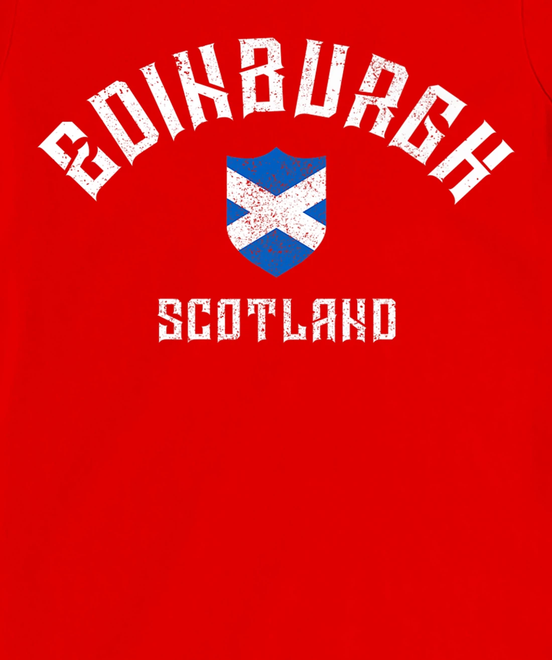 Edinburgh Scotland Scottish Flag Pride T-Shirt, Women T-Shirt