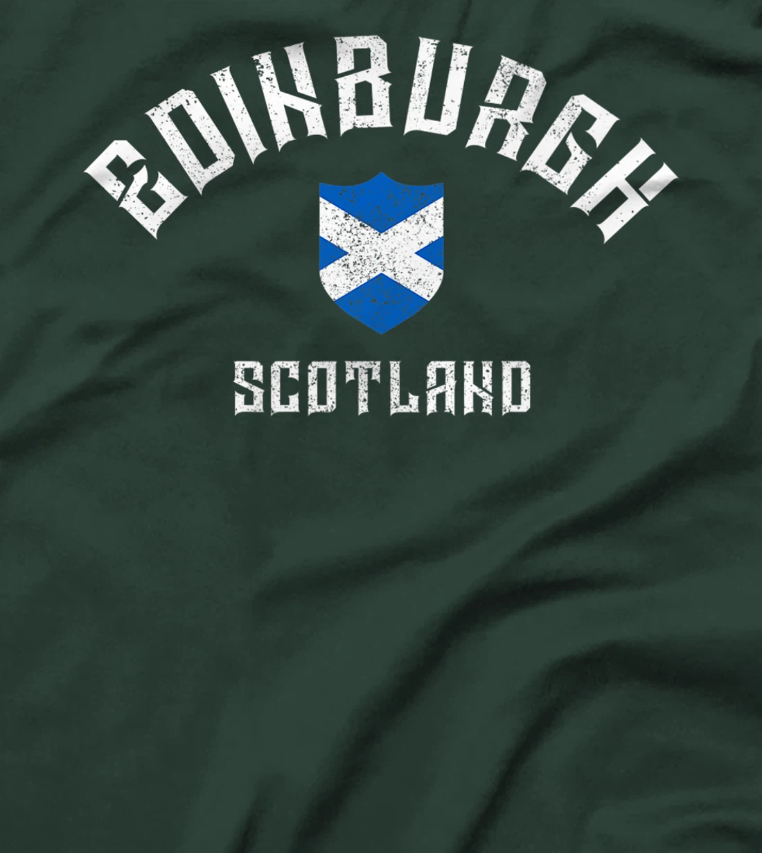 Edinburgh Scotland Scottish Flag Pride T-Shirt, Women T-Shirt
