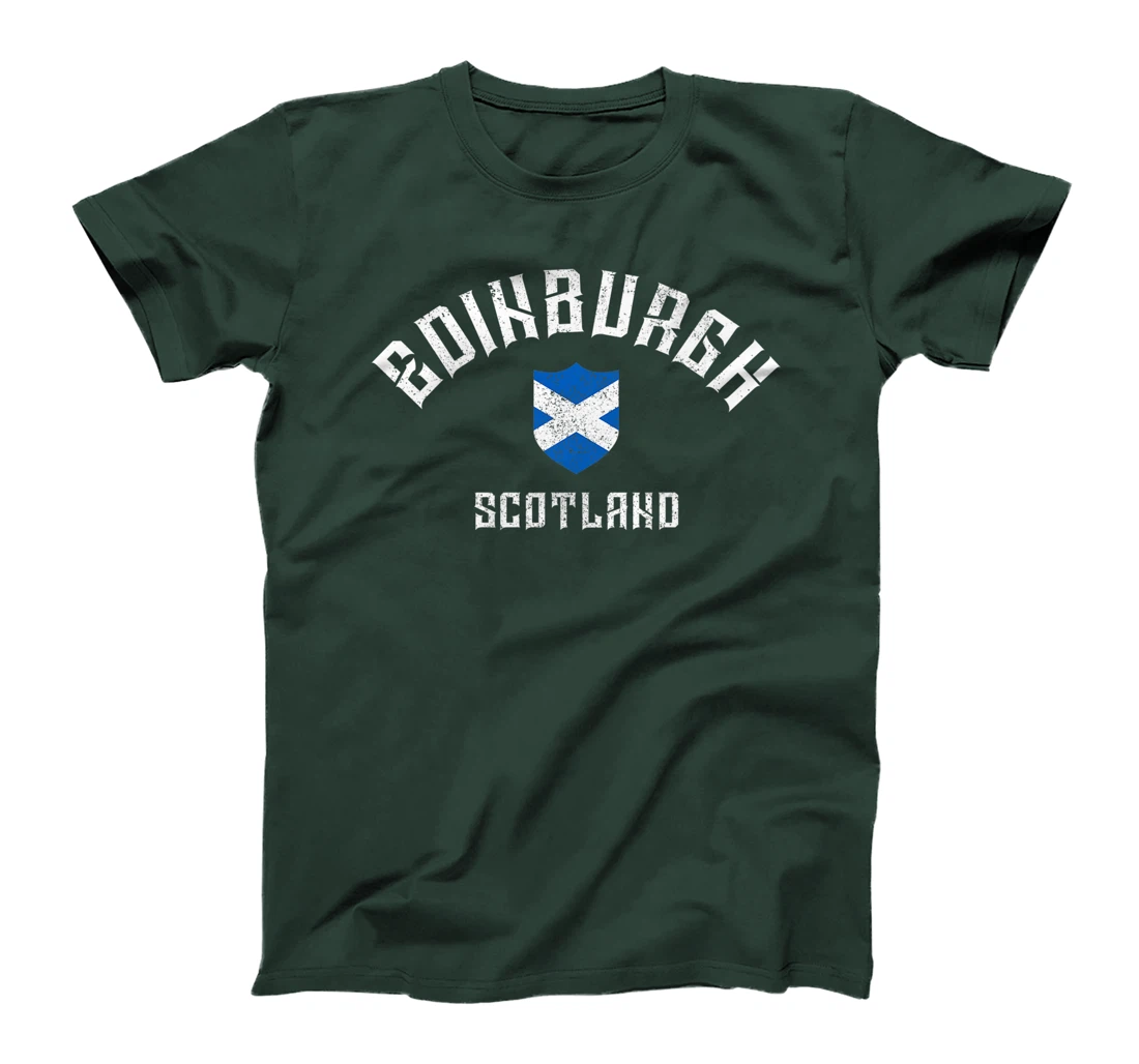 Edinburgh Scotland Scottish Flag Pride T-Shirt, Women T-Shirt