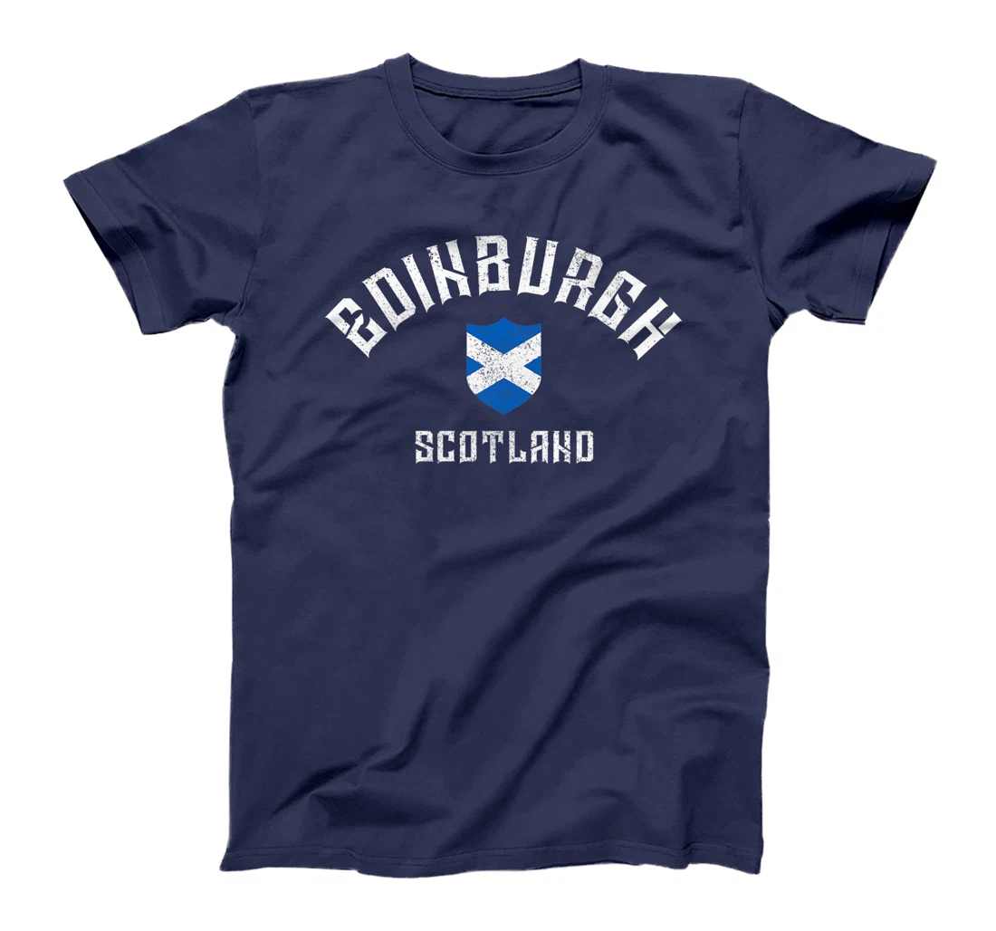 Edinburgh Scotland Scottish Flag Pride T-Shirt, Women T-Shirt