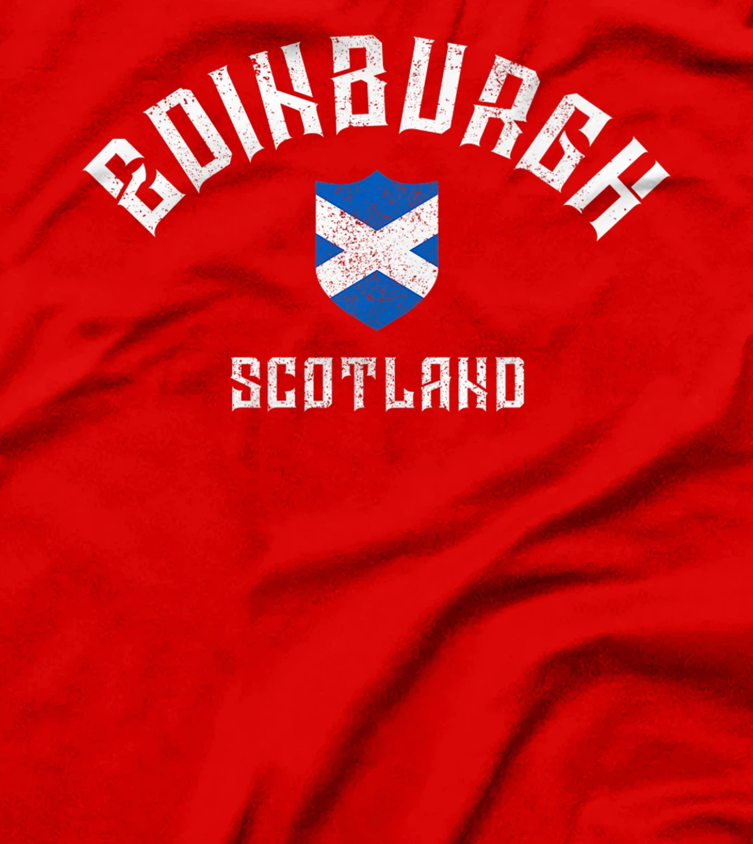 Edinburgh Scotland Scottish Flag Pride T-Shirt, Women T-Shirt