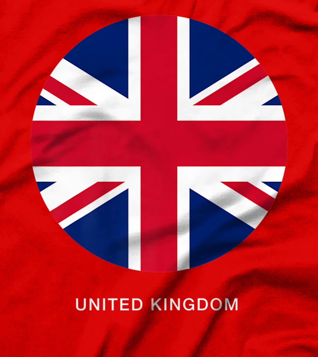 Cool United Kingdom Flag Illustration Novelty Graphic Design T-Shirt, Kid T-Shirt and Women T-Shirt