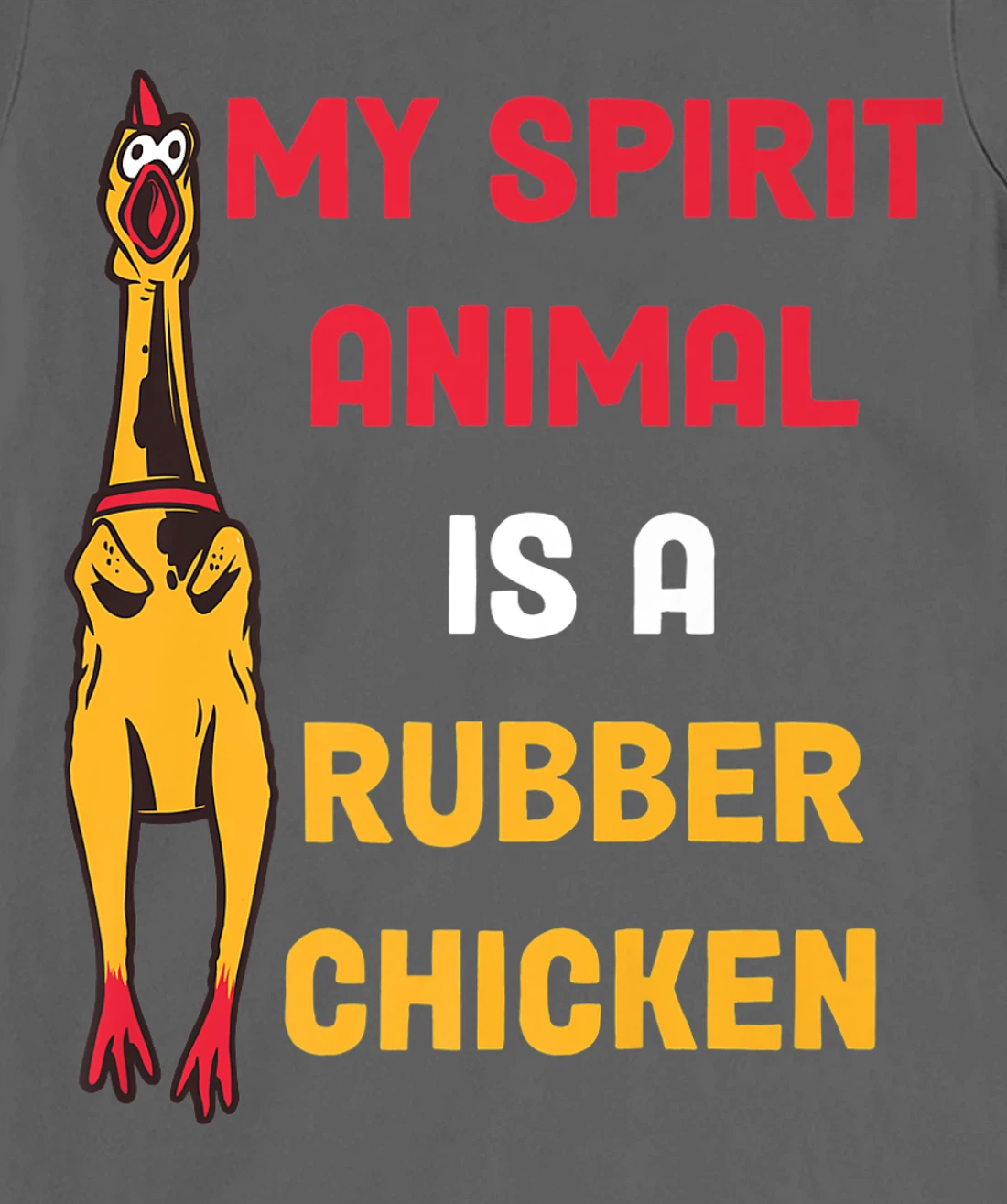 Funny Cute Rubber Chicken Easily Distracted By Dogs T-Shirt, Women T-Shirt