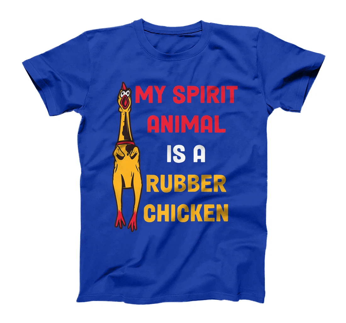 Funny Cute Rubber Chicken Easily Distracted By Dogs T-Shirt, Women T-Shirt