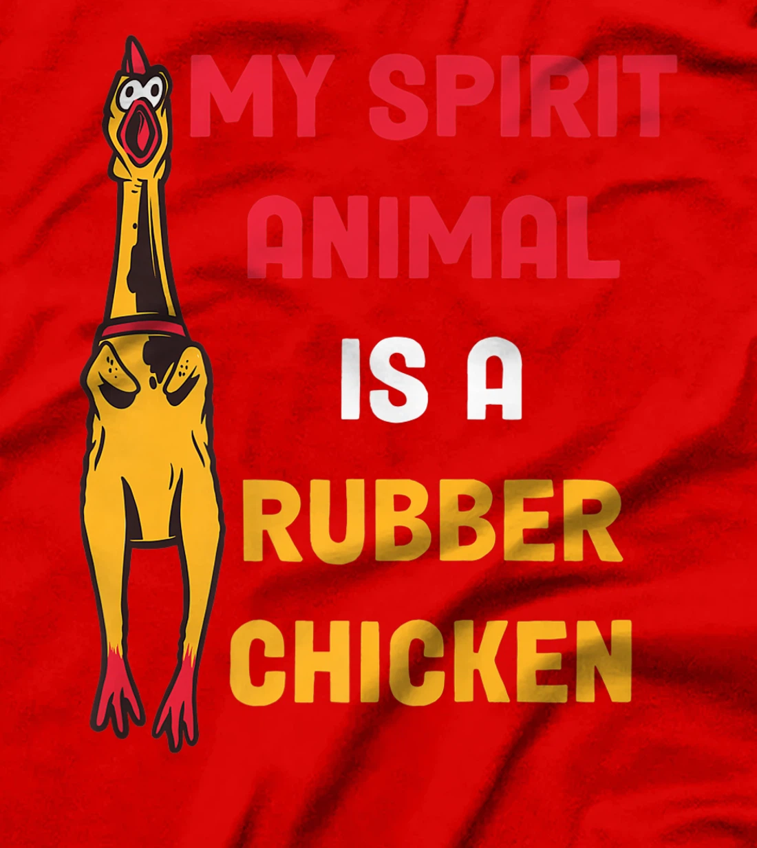 Funny Cute Rubber Chicken Easily Distracted By Dogs T-Shirt, Women T-Shirt