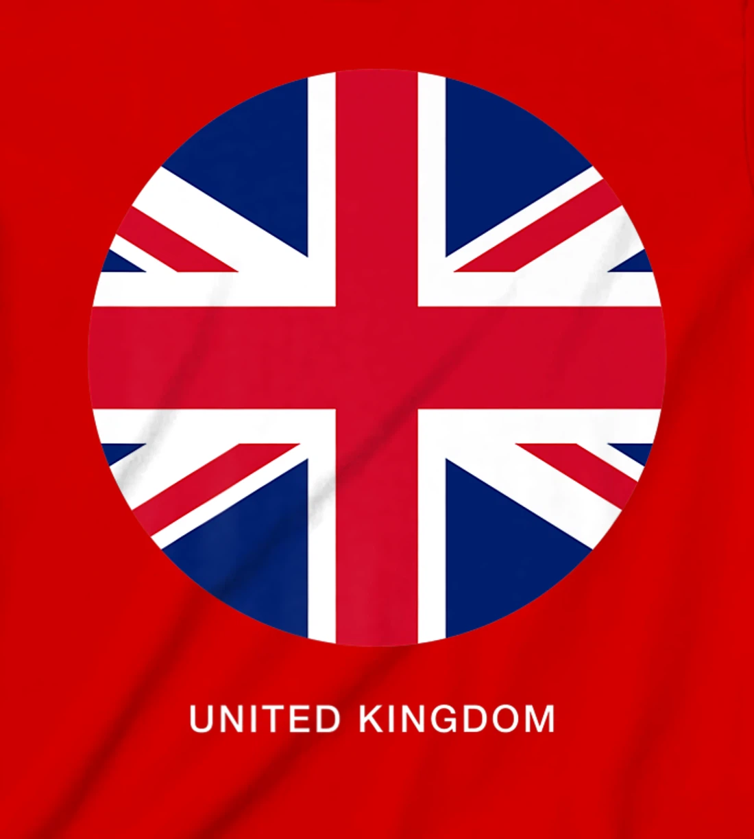 Cool United Kingdom Flag Illustration Novelty Graphic Design T-Shirt, Kid T-Shirt and Women T-Shirt