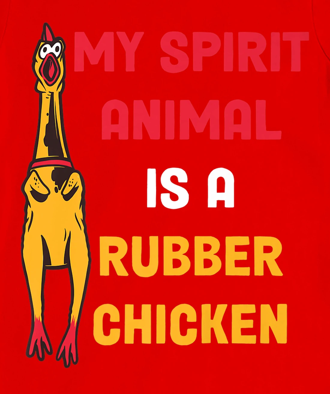 Funny Cute Rubber Chicken Easily Distracted By Dogs T-Shirt, Women T-Shirt