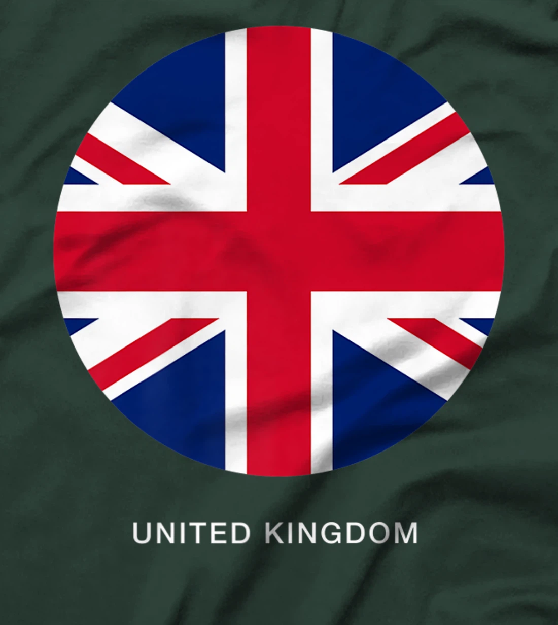Cool United Kingdom Flag Illustration Novelty Graphic Design T-Shirt, Kid T-Shirt and Women T-Shirt