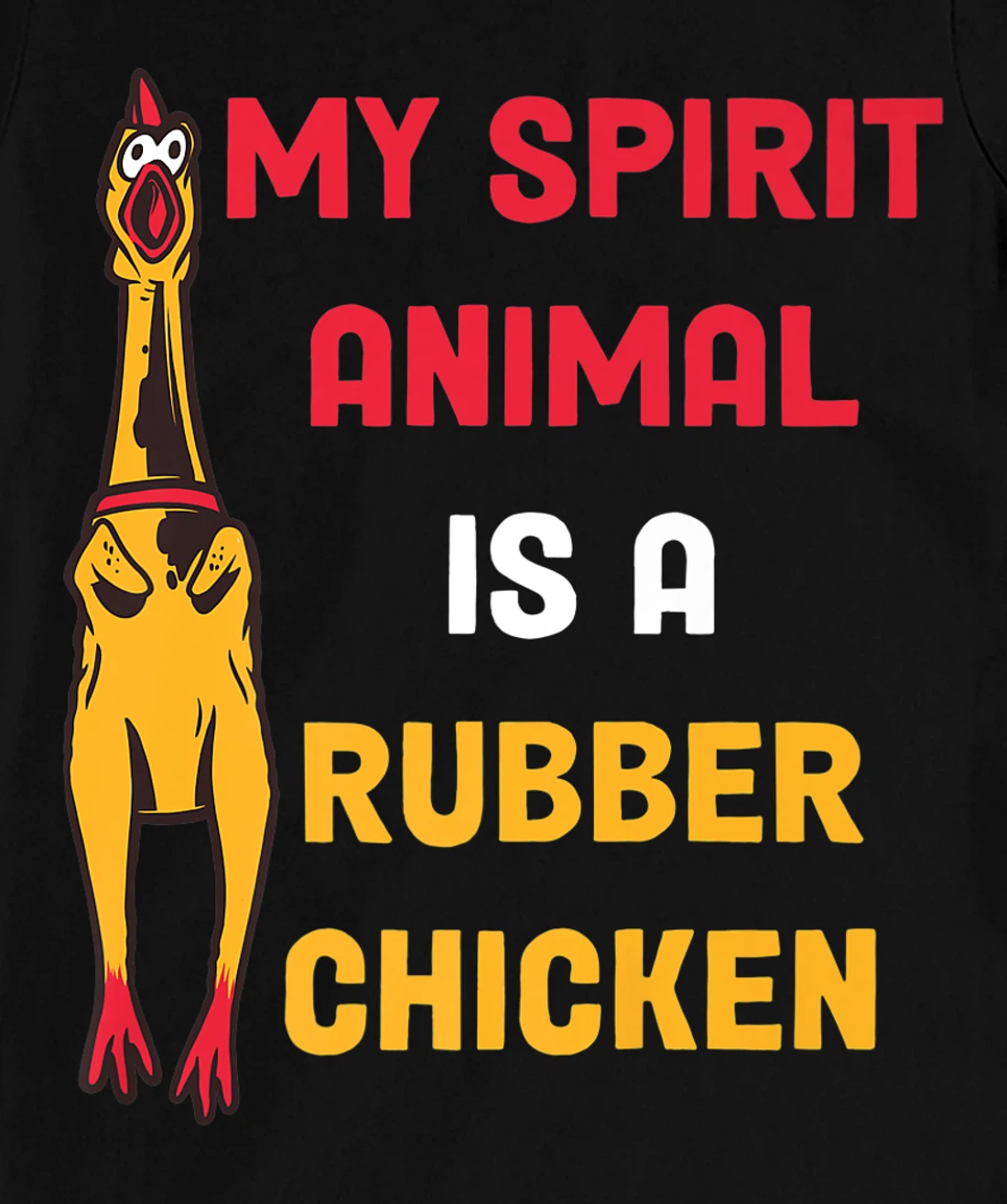 Funny Cute Rubber Chicken Easily Distracted By Dogs T-Shirt, Women T-Shirt