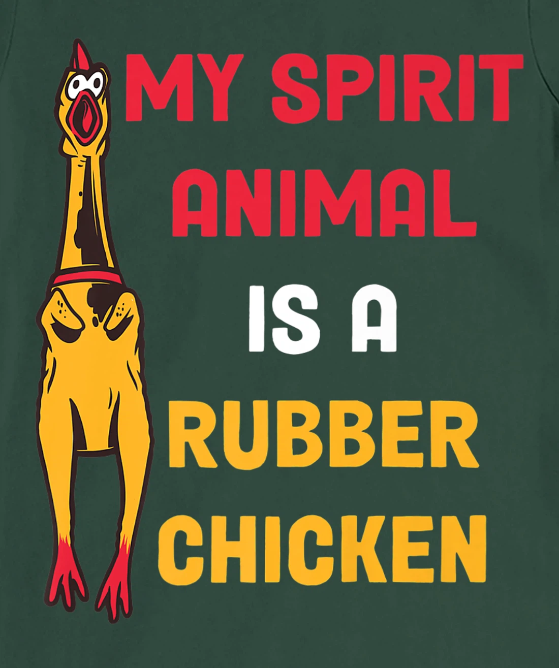 Funny Cute Rubber Chicken Easily Distracted By Dogs T-Shirt, Women T-Shirt