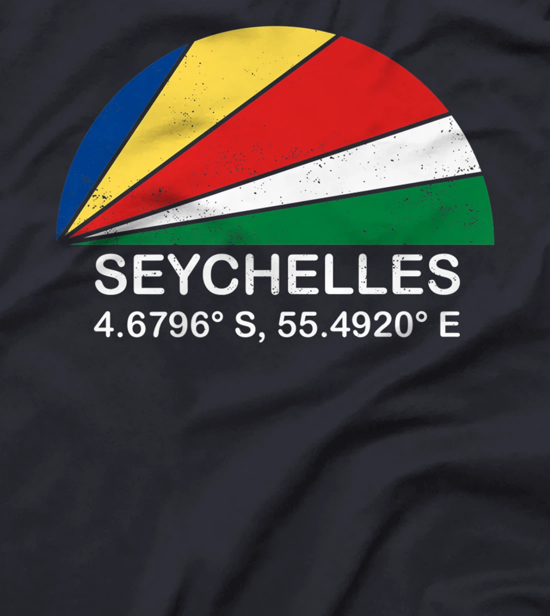 Seychelles Flag Vintage Beach Sunset African Island Paradise T-Shirt, Kid T-Shirt and Women T-Shirt