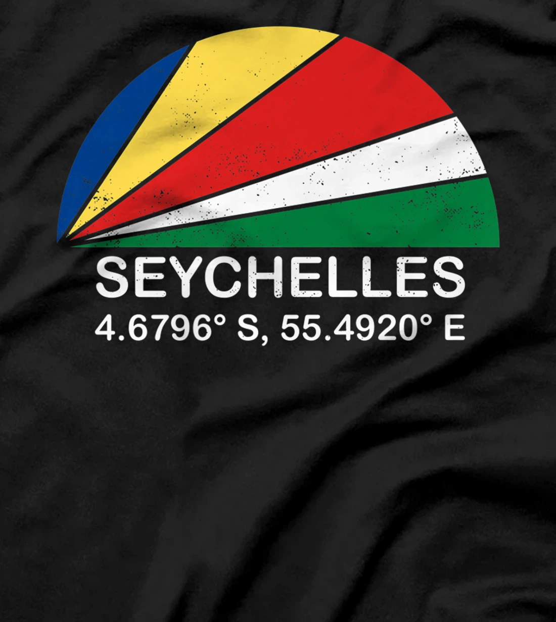 Seychelles Flag Vintage Beach Sunset African Island Paradise T-Shirt, Kid T-Shirt and Women T-Shirt