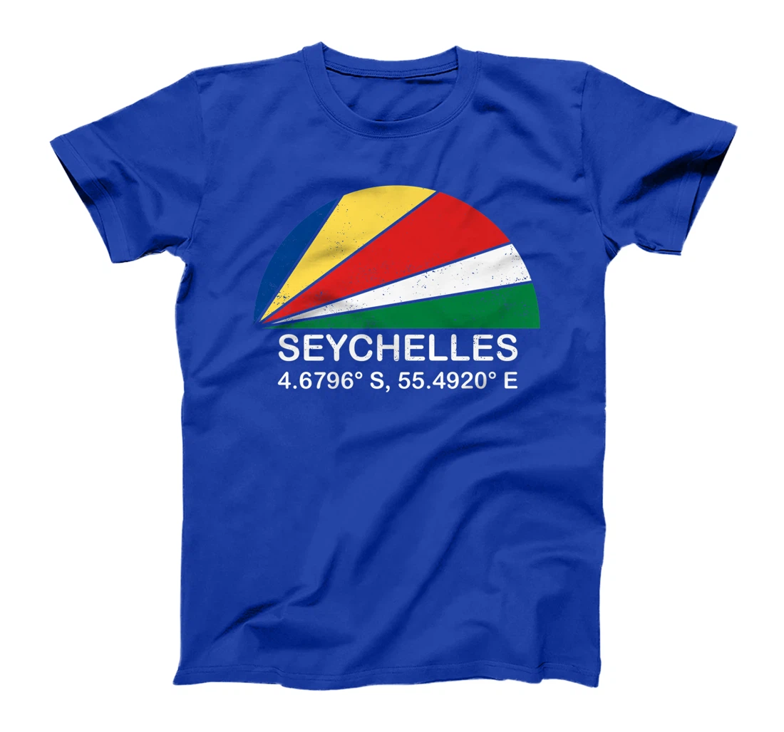 Seychelles Flag Vintage Beach Sunset African Island Paradise T-Shirt, Kid T-Shirt and Women T-Shirt